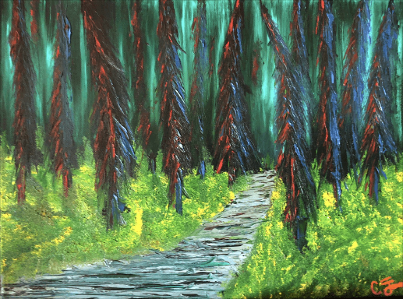 “Stand the Test of Time” — Oil on canvas by Cam John