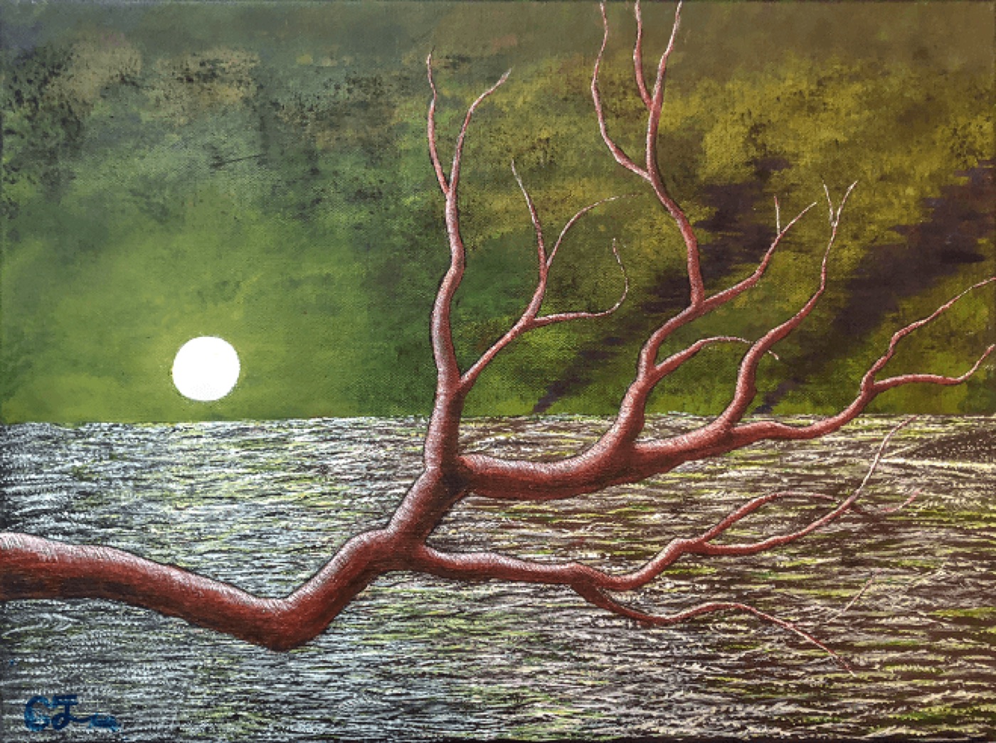 “Apres La Fete De La Carnage” — Oil on canvas by Cam John