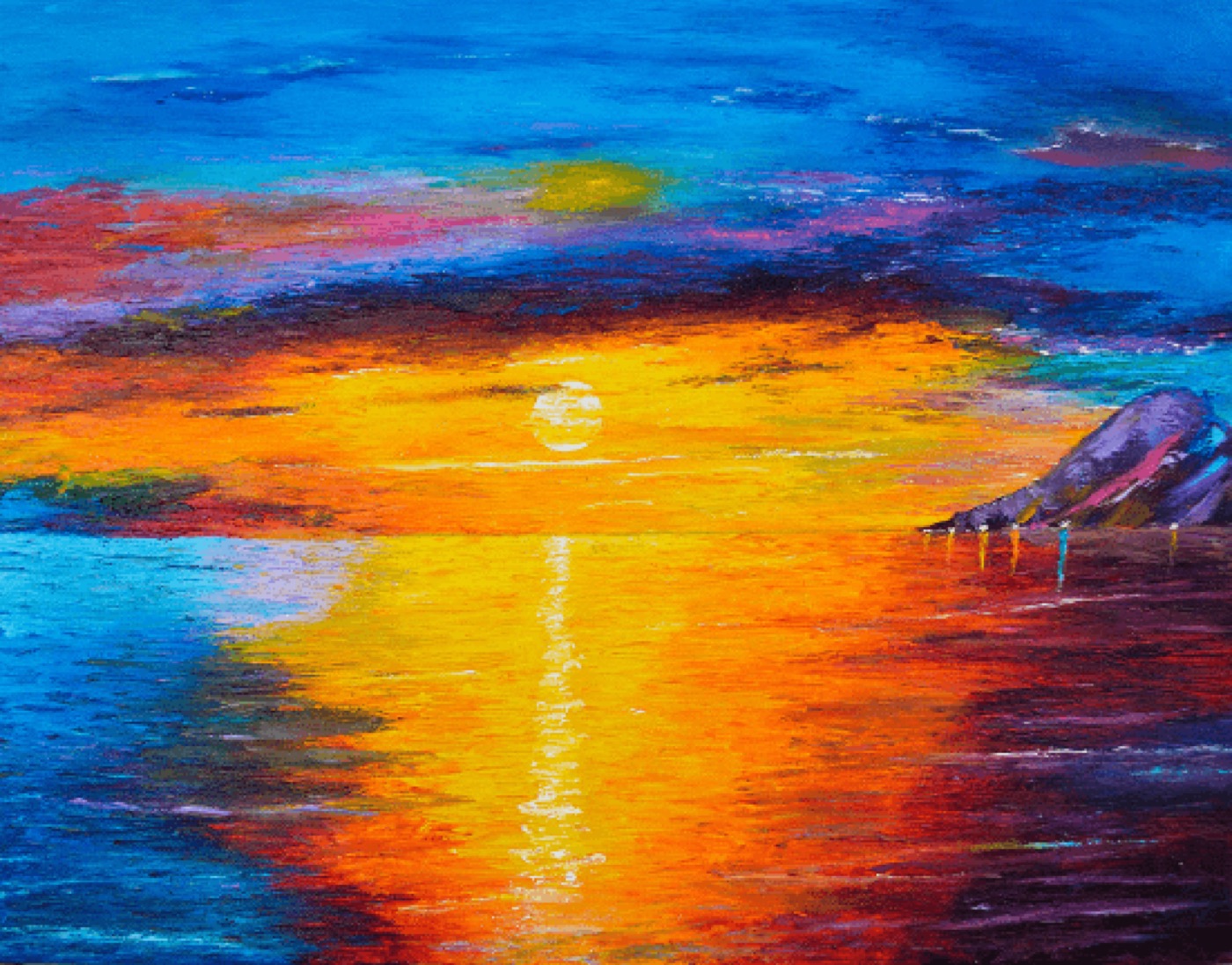 “Introspection” — Oil on canvas by Cam John